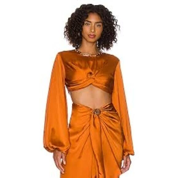 Andrea Iyamah | Behati Cropped Top - Picture 1 of 8